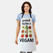 Vegan stolz darauf, Vegan zu sein Schürze (Getragen)