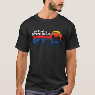 Vegan Tag Sei Freundlich Zu Jeder Art Kuh Schweine T-Shirt