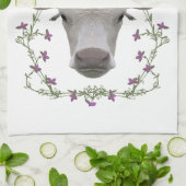 Vegan - Tiere wollen leben Küchentuch (Gefaltet)