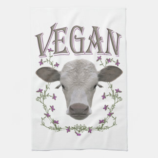 Vegan - Tiere wollen leben Küchentuch