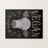 Vegan - Tiere wollen leben Puzzle (Horizontal)