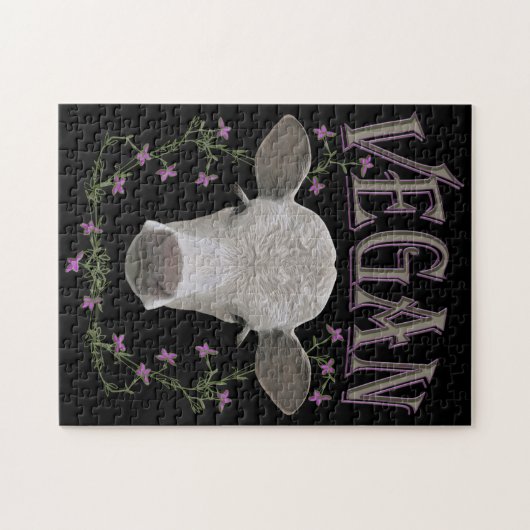Vegan - Tiere wollen leben Puzzle (Horizontal)