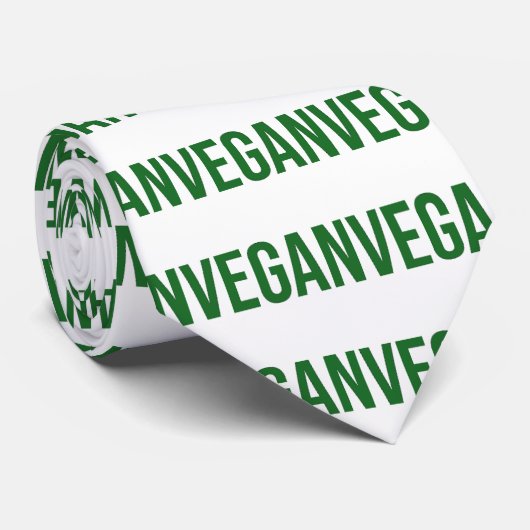 Vegan - Tierrechte Krawatte (Gerollt)