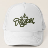 Vegan Truckerkappe (Vorderseite)