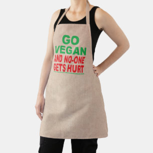 Vegan und niemand wird verletzt, Vegan Schürze