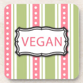 Vegan Untersetzer (Vorderseite)