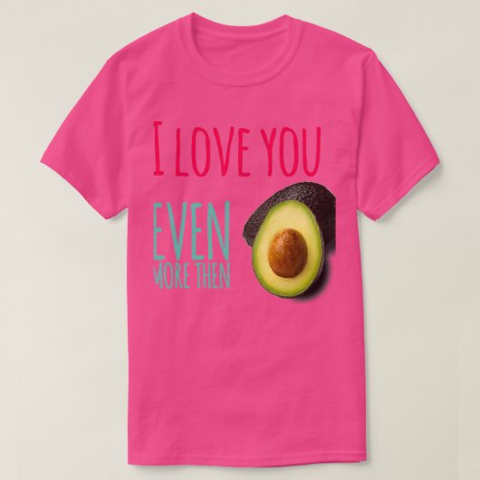Vegan Valentinex27s Tag Avocado Lover Avocado T-Shirt (Design vorne)