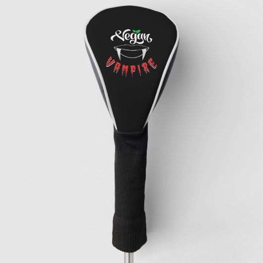 Vegan Vampire Golf Headcover (Vorderseite)