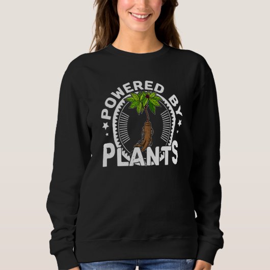 Vegan Vegan Panax Plant Medicine Food Sayings  7 Sweatshirt (Vorderseite)