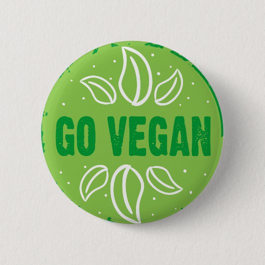 Vegan, vegan, vegetarisch, vegetarisch, button (Vorderseite)