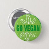 Vegan, vegan, vegetarisch, vegetarisch, button (Vorne & Hinten)