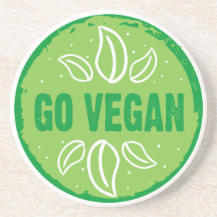 Vegan, vegan, vegetarisch, vegetarisch, getränkeuntersetzer
