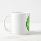 Vegan, vegan, vegetarisch, vegetarisch, kaffeetasse (Links)