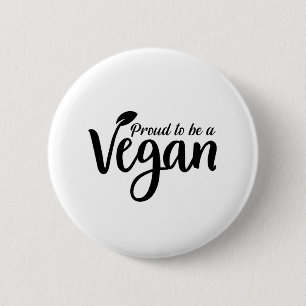 Vegan   Veganismus Tierschutz Vegane Geschenkidee Button