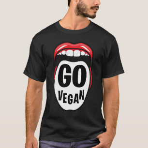 Vegan, Veganismus Veggie Vegetarier kein Fleisch T-Shirt
