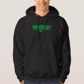 Vegan Vegetarian I Love Veggies Vegetable Veganism Hoodie (Vorderseite)