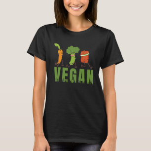 Vegan Vegetarier I Liebe Veggies Gemüse Veganismus T-Shirt
