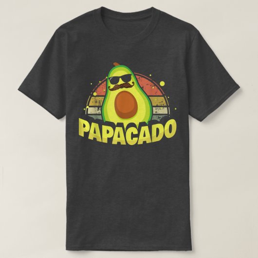 Vegan Vegetarier Keto Diät Avocado Lover Papaca T-Shirt (Design vorne)