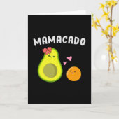 Vegan Vegetarier Veganismus Mamacado Gemüse Gesche Karte (Gelbe Blume)