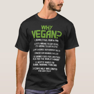 Vegan Vegetarisch Anti-Fleisch-Esser Veganismus Vi T-Shirt