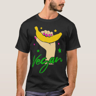 Vegan Vegetarisch Gemüse Obst Gesund Banane T-Shirt