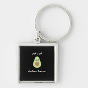 Vegan Vegetarisch - Nur Ein Mädchen Das Avocados L Schlüsselanhänger