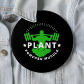 Vegan Vegetarische Pflanze Broccoli Bodybuilding L Button (Beispiel)