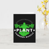 Vegan Vegetarische Pflanze Broccoli Bodybuilding L Karte (Gelbe Blume)