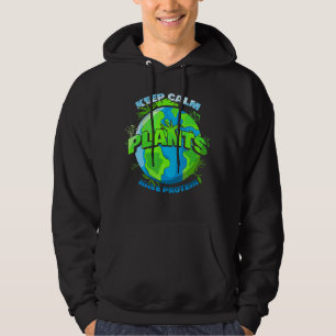 Vegan Vegetarischer Veganismus Behalten Ruhe Pflan Hoodie