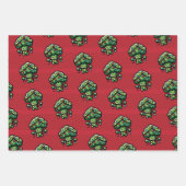 Vegan Vibes Geschenkpapier Set (Vorderseite 3)