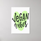 Vegan Vibes Leinwanddruck (Vorderseite)