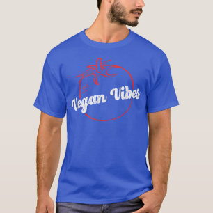 Vegan Vibes Tomato, Veganismus Vegetarischer T - S T-Shirt
