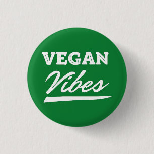 Vegan Vibes Vegetarisch Button