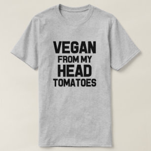 Vegan vom Shirt meiner Männer der Haupttomaten