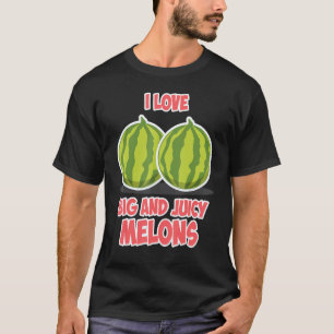 Vegan Wassermelonen-Tag Liebe Große & Saftige Melo T-Shirt