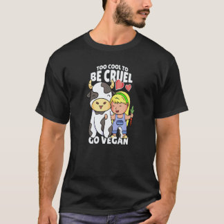 Vegan werden Motif Vegane Lebensmittel Vegetarisc T-Shirt