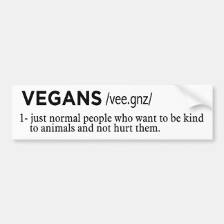 Vegandefinition weiß autoaufkleber