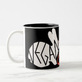 Vegane AF-Kaffee-Tasse Zweifarbige Tasse (Links)