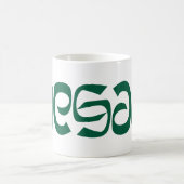 Vegane Ambigram-Tasse Kaffeetasse (Mittel)