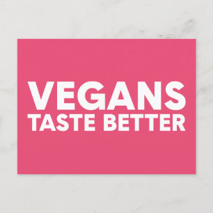 Vegane Anziehungskraft Postkarte
