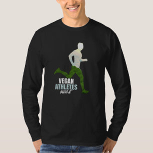 Vegane Athleten besitzen den It Runner Jogger T-Shirt
