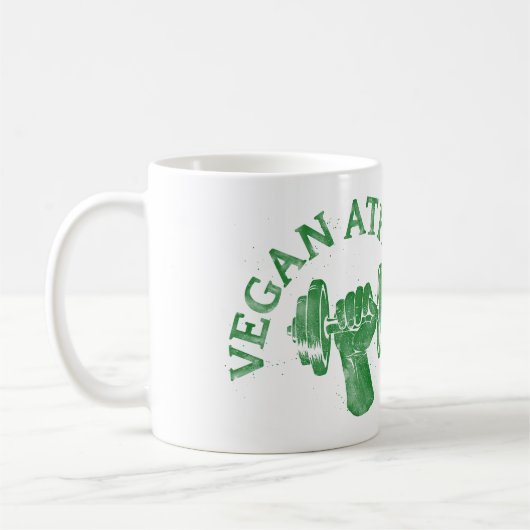 Vegane Athleten-Tasse Kaffeetasse (Links)