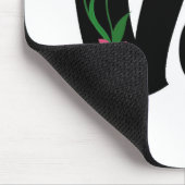 Vegane Blume Mousepad (Ecke)