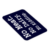 Vegane Botschaft mit Einstellung Magnet (Rechte Seite)