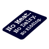 Vegane Botschaft mit Einstellung Magnet (Linke Seite)