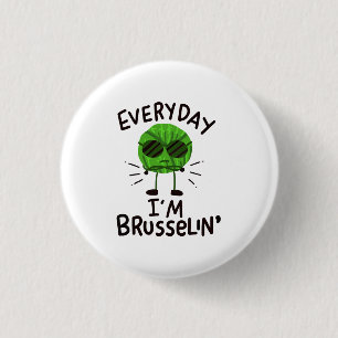 Vegane Brüssel-Sprossen Button