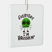 Vegane Brüssel-Sprossen Keramikornament (Rechts)