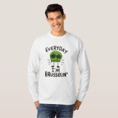 Vegane Brüssel-Sprossen T-Shirt (Vorne ganz)