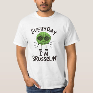 Vegane Brüssel-Sprossen T-Shirt