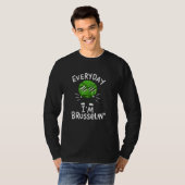 Vegane Brüssel-Sprossen T-Shirt (Vorne ganz)